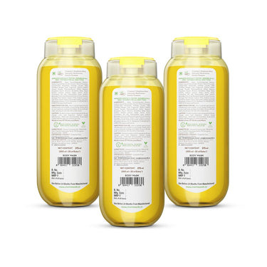 Mamaearth Vitamin C Moisturizing Body Wash with Vitamin C & Refreshing Lemon Scent for Skin Illumination- 275ml | Deeply Cleanses | Intensely Moisturizes | Long-Lasting Fragrance | Radiant Glow | All Skin Types (Pack of 3)